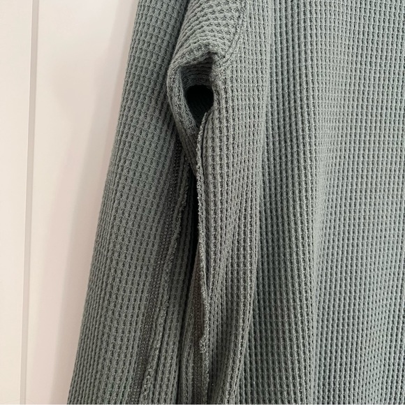 Aerie Waffle Knit Sweat Shirt - Picture 5 of 5
